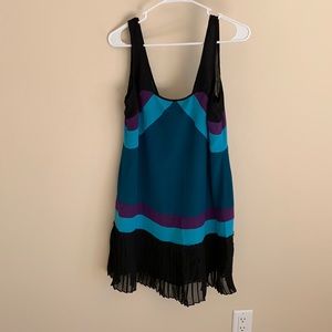 Oleg Cassini Silk Tank Mini Dress/ Tunic